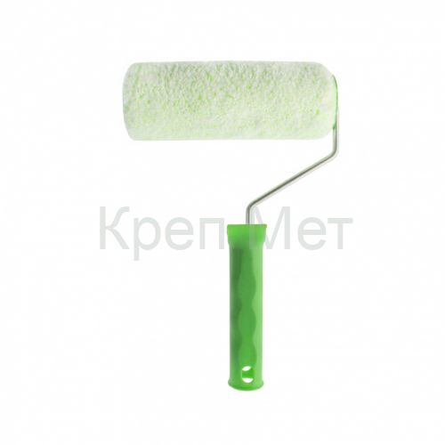 Валик "Работы с древесиной", 180 мм, ворс 12 мм, D - 48 мм, D ручки - 6 мм, микроволокно Сибртех