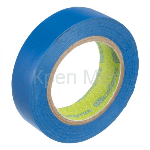 Изолента ПВХ, 15 мм х 10 м, синяя Сибртех