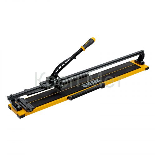 Плиткорез рельсовый 1000х16мм, каретка на подш., стальная станина, усил. рукоятка-пенал Denzel