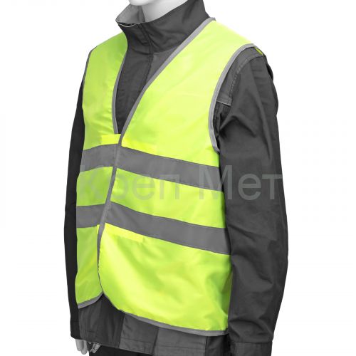 Жилет сигнальный, желтый, размер XL Сибртех