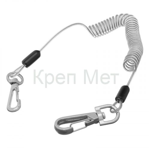 Подвес для инструмента, максимальный вес 1 кг, стальной сердечник, нержавеющие застежка и кольцо Сибртех