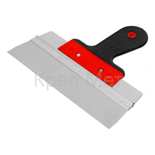 Шпатель фасадный из нержавеющей стали, 250 мм, узкое полотно, двухкомпонентная ручка Matrix