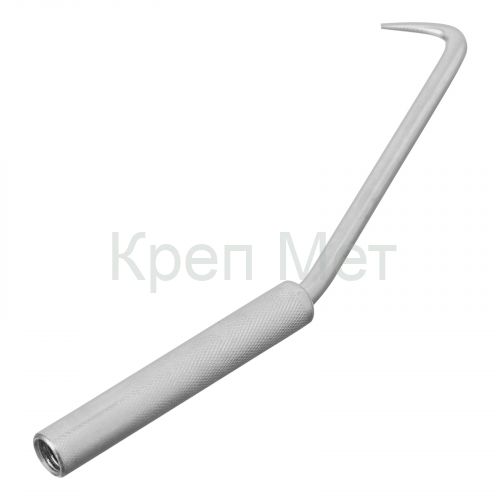 Крюк для вязки арматуры, 245 мм, оцинкованная рукоятка Сибртех