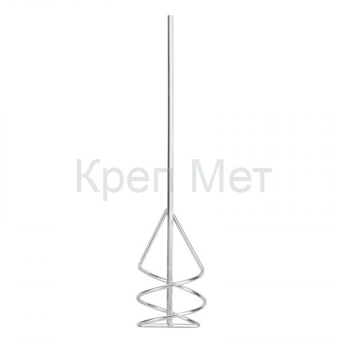 Миксер из оцинкованной стали, D 100 мм, L 450 мм, для песчано-гравийных смесей Сибртех