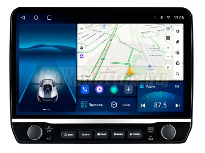 Магнитола Toyota Prado 150 рестайлинг 2013-2017, с регуляторами, 9' экран, черный (KP-KN9-OL-1614)