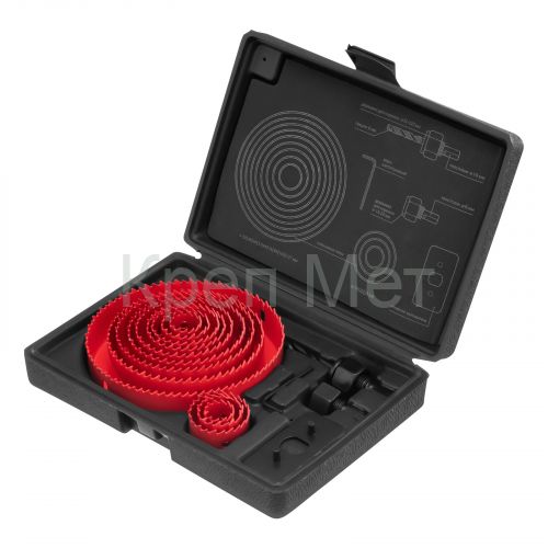 Набор кольцевых пил по дереву, 19-127 мм, 12 предметов Matrix