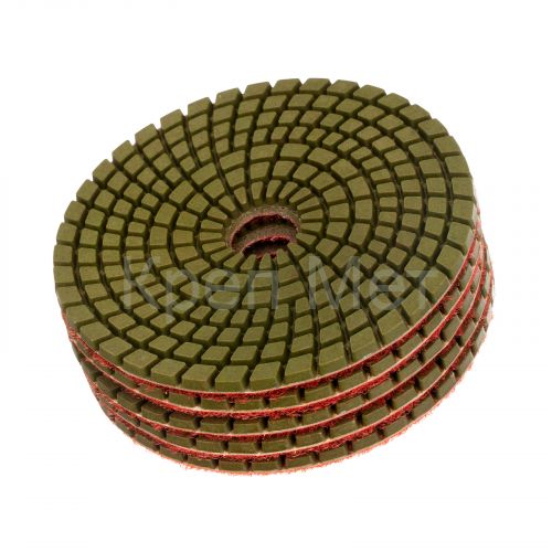 Алмазный гибкий шлифовальный круг, 100 мм, P200, мокрое шлифование, 5 шт. Matrix