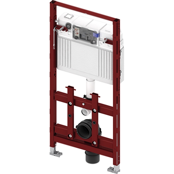 Инсталляция Tece Lux 100 9600100 для подвесного унитаза без панели смыва цена от 78 408 ₽ Фото Инсталляция Tece Lux 100 9600100 для подвесного унитаза без панели смыва