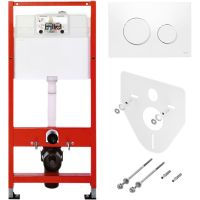 Комплект инсталляции Tece Profil K440920 для подвесного унитаза с кнопкой смыва схема 1