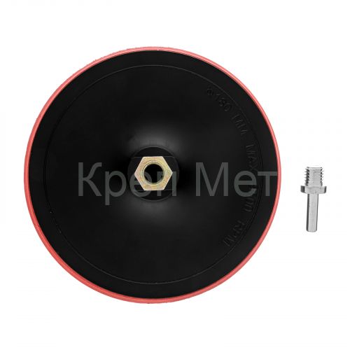 Насадка для дрели и УШМ с липучкой, 180 мм Matrix