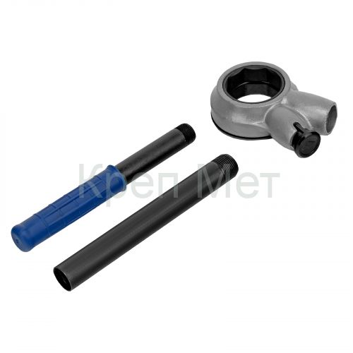 Трещотка для клуппов с удлинителем Сибртех