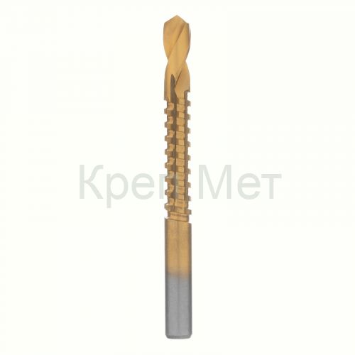 Сверло-фреза, 8 мм, универсальное, нитридтитановое покрытие, цилиндрический хвостовик Matrix