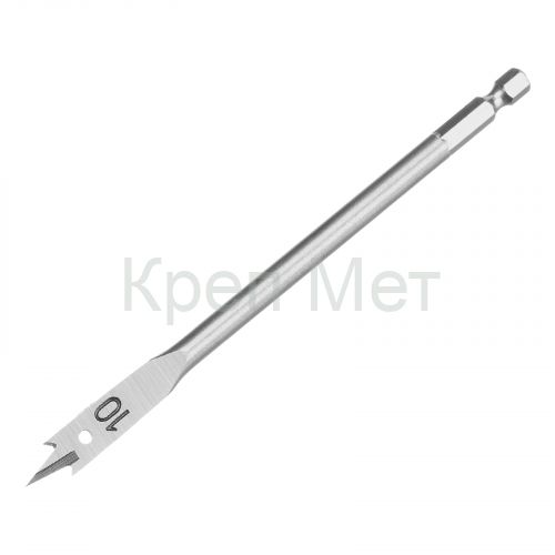 Сверло по дереву перовое, 10 мм шестигранный хвостовик Matrix