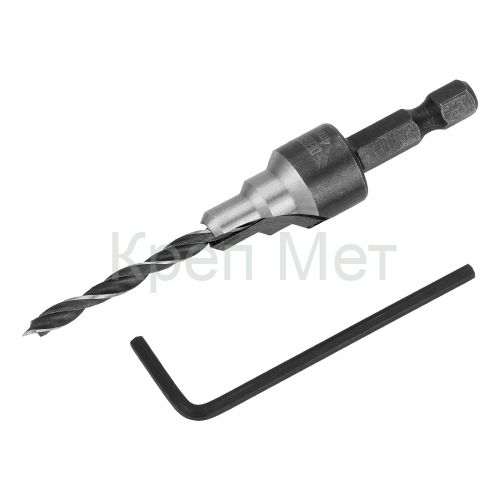 Сверло-зенкер под конфирмат, 4 мм // Denzel