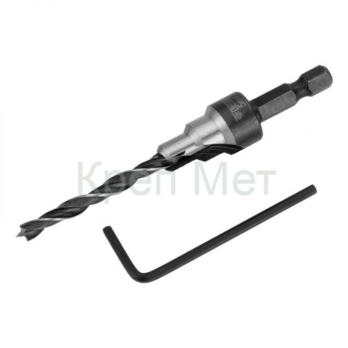 Сверло-зенкер под конфирмат, 5 мм // Denzel