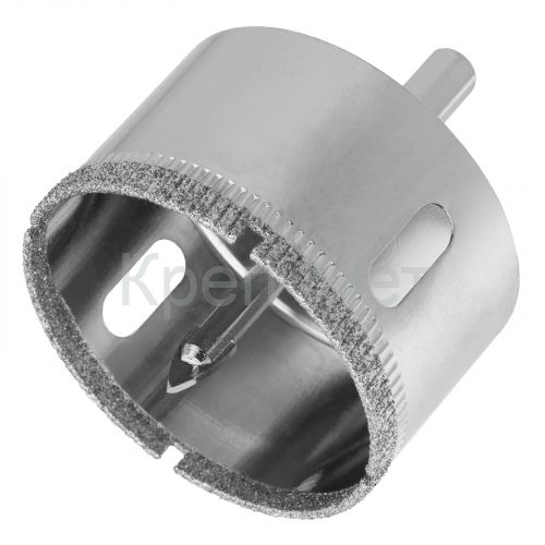 Сверло по керамической плитке и стеклу, 50 х 55 мм, шестигранный хвостовик, с центрующим сверлом Сибртех