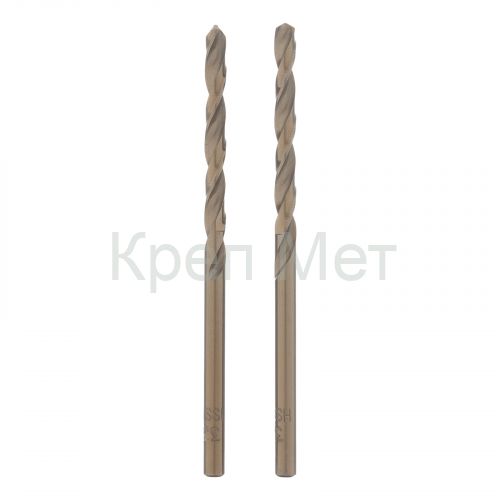 Сверло по металлу, 3.5 мм, HSS Co-5%, 2 шт Matrix