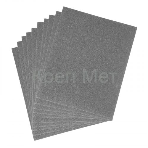 Шлифлист на тканевой основе, P 40, 230 х 280 мм, 10 шт, влагостойкий Сибртех