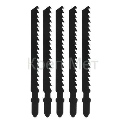 Полотна для электролобзика по дереву, 5 шт, T144D, 75 х 4 мм Сибртех