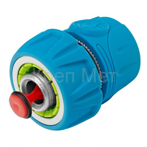 Соединитель быстросъемный 3/4", аквастоп, алюминий, TPR, LUXE Palisad