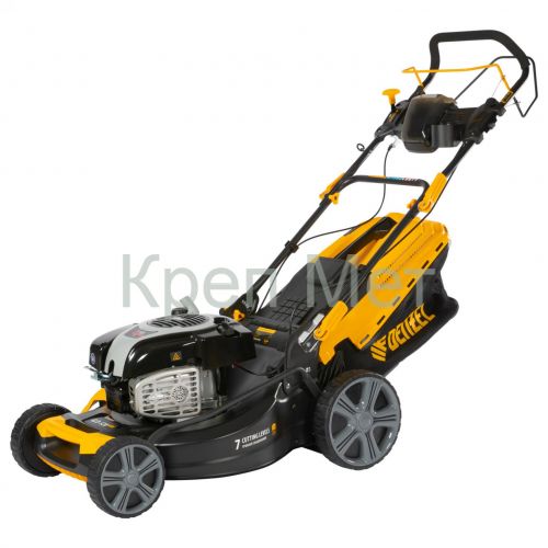 Газонокосилка бензиновая GLD-520SP-BS, 163 см3, Briggs Stratton, ширина 52 см, привод, 60 л Denzel