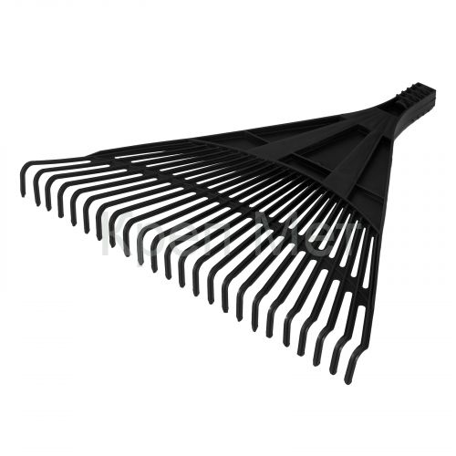 Грабли веерные пластиковые, 600 мм, 24 плоских зуба, без черенка, Сибртех