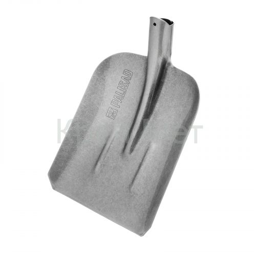 Лопата совковая, 235х285, ребра жесткости, рессорная сталь, 0,9 кг, без черенка, LUXE// Palisad