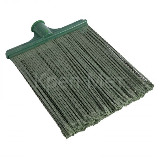 Метла полипропиленовая, 270 х 260 мм, плоская распушенная, без черенка, Сибртех