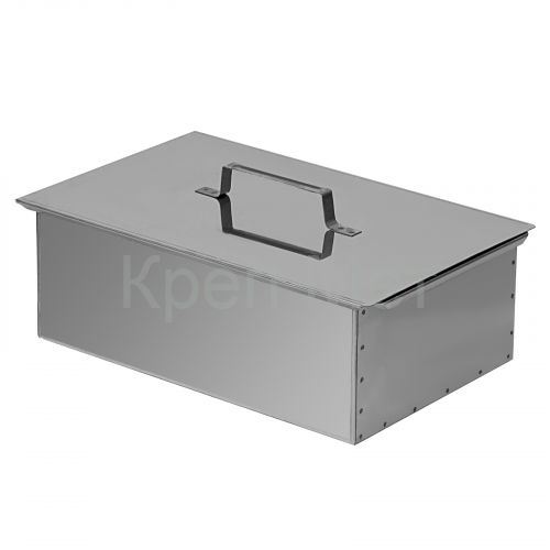 Коптильня двухъярусная 420 x 270 x 175 мм, нержавеющая сталь, 0.8 мм. с поддоном, Camping Palisad