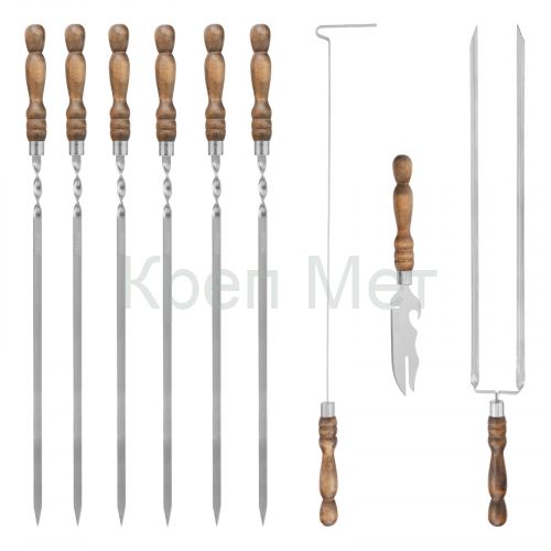 Набор шашлычный 9 предметов в сумке, Camping// Palisad