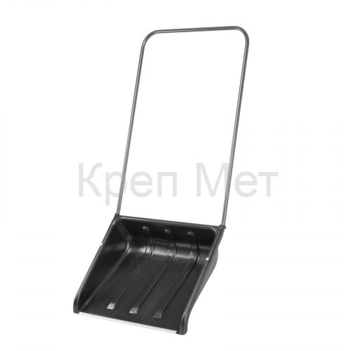 Движок для уборки снега пластиковый, 570 х 470 х 1300 мм, стальная рукоятка, Сибртех