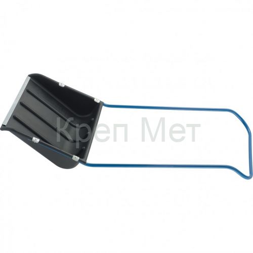 Движок для уборки снега пластиковый, 600 х 475 х 1335 мм, стальная рукоятка, Сибртех