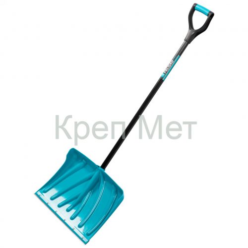Лопата для уборки снега пластиковая Luxe,460 х 335 х 1300 мм, металлопластиковый черенок, Palisad