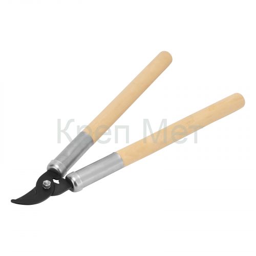 Сучкорез прямого реза, 500 мм, деревянные рукоятки, Горизонт,