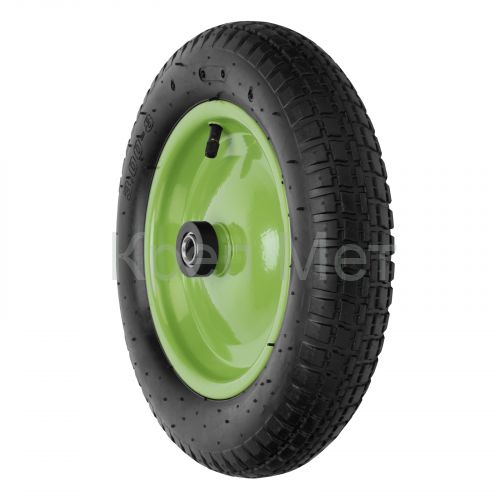Колесо пневматическое 3.00-8, длина оси 90 мм, внутренний подшипник D 16 мм Сибртех