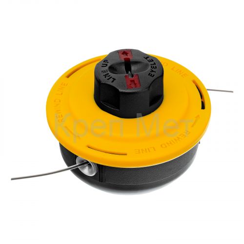 Катушка триммерная полуавтоматическая, легкая заправка лески, гайка M8x1.25, винт M8-M8 Denzel