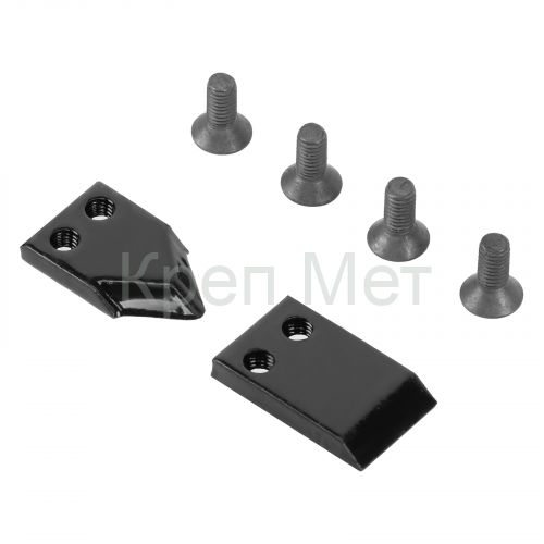 Нож шнека для грунта ER-80, диаметр 80 мм, комплект 2 шт Denzel