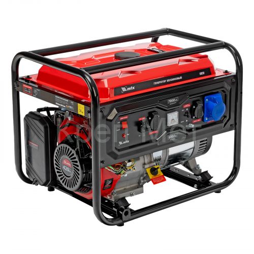 Генератор бензиновый RS-9000, 7 кВт, 230В, ручной стартер MTX