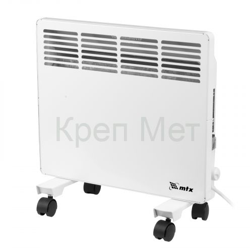 Конвектор электрический КМ-1000.1, 230 В, 1000 Вт, X-образный нагреватель, колеса, термостат MTX