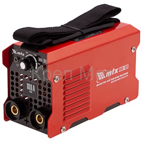 Инверторный аппарат дуговой сварки MMA-180S, 180 А, ПВ60%, диаметр электрода 1,6-4 мм MTX