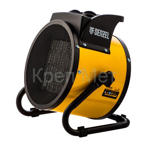 Тепловая пушка, керамический нагреватель (тепловентилятор) DHC 3-150, 230 В, 0.025/1.5/3 кВт Denzel