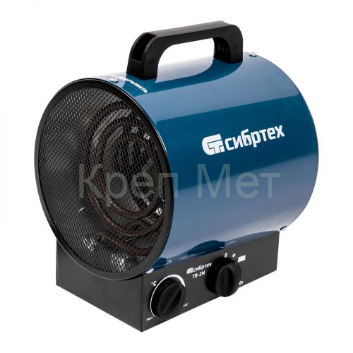 Тепловая пушка ТВ-2М (тепловентилятор) 230 В, 2 режима: вентилятор / 2000 Вт Сибртех
