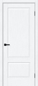 Межкомнатная Дверь ПЭТ Bravo Прима-12 White Silkwood 600x2000мм (Полотно 1шт) / Браво.