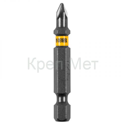 Бита PZ1х50, сталь S2, шестигранный профиль, 10 шт. Е 6,3 Denzel