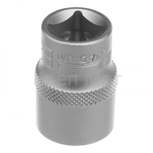 Головка торцевая 1/2, Е22, CrV Stels