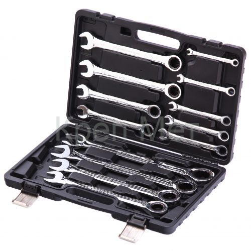 Набор ключей комбинированных, трещоточных 13 шт. Matrix