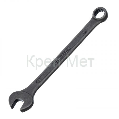 Ключ комбинированый, 8 мм, CrV, фосфатированный Сибртех