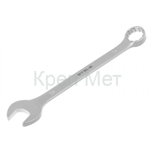 Ключ комбинированный, 28 мм, CrV, матовый хром Stels