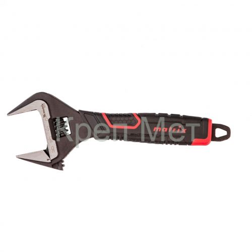 Ключ разводной, тонкие губки, фосфатированный, двухкомпонентная рукоятка, 200 мм, PRO Matrix