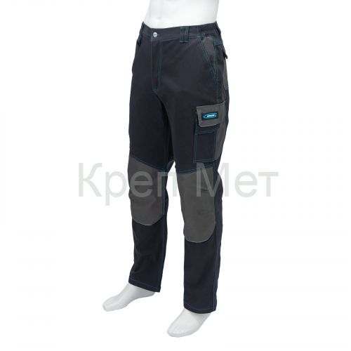 Брюки профессиональные рабочие, 97% хлопок 3% спандекс, XL Gross